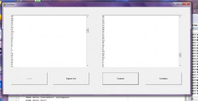 im rechten Fenster nach &quot;Sortieren&quot; die falsche(?) Reihenfolge