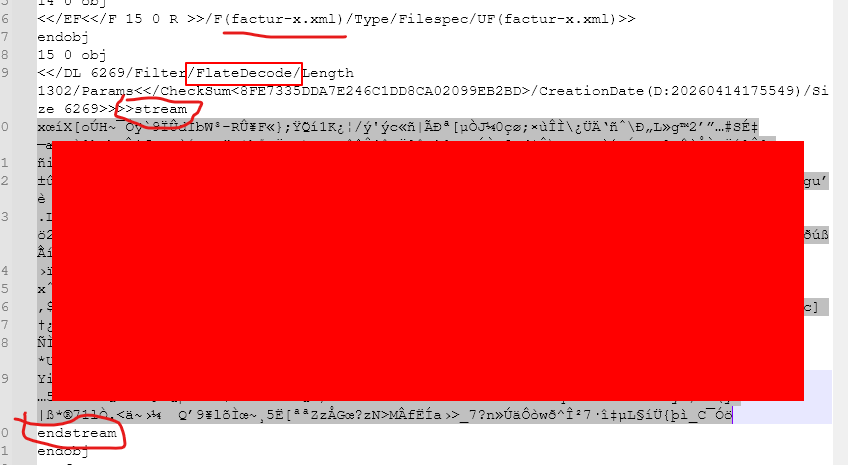 Factur-x in PDF