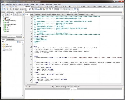 Lazarus IDE mit AnchorDocking