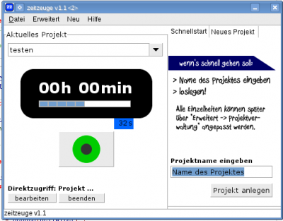 Screenshot Linux GTK2