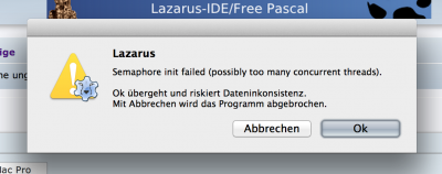 Fehlermeldung