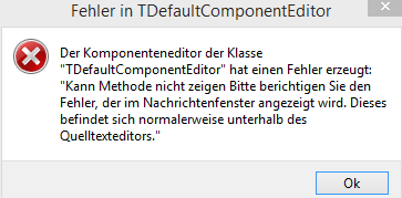 Fehlermeldung