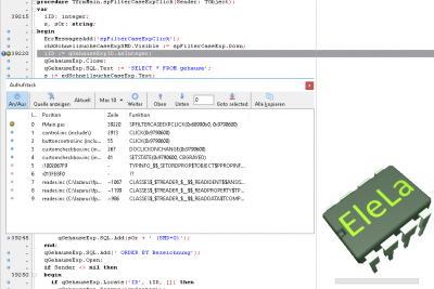 Hier der Stack-Trace