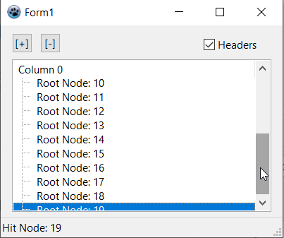 Passt! Fix von wp in Laz.Treeview. Node 19 bleibt allerdings &quot;in Deckung&quot;