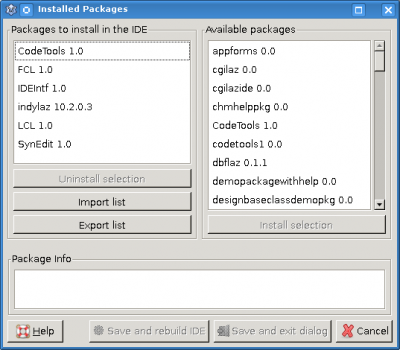 Package Liste